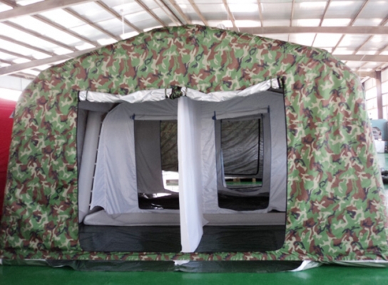 Customized inflatable decontamination tent/ shower tent