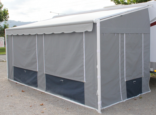 Roll out awning walls kits RV awning annexes