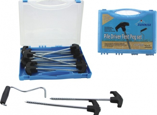 Hard ground screw pet set