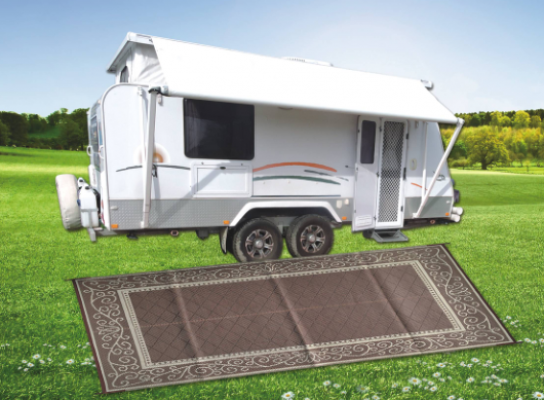 Caravan awning carpet