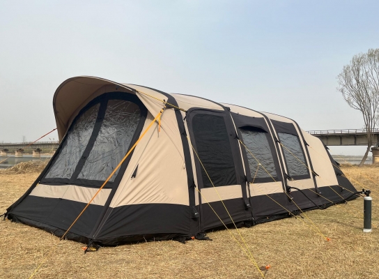 5 person luxury polycotton inflatable family air tent