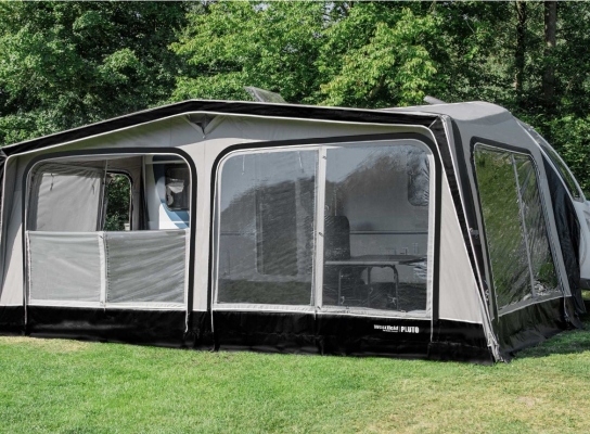 Inflatable full caravan air awning 