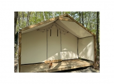 Heavy duty cotton canvas stove tent for winter hunting