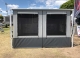 Durable roll out awning wall kits