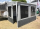 Durable roll out awning wall kits