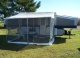 Heavy duty popup trailer tent customized