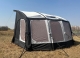 Fast open inflatable caravan awning