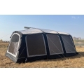 Inflatable caravan awning and RV awning